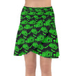 Bit*h Green Wrap Front Skirt