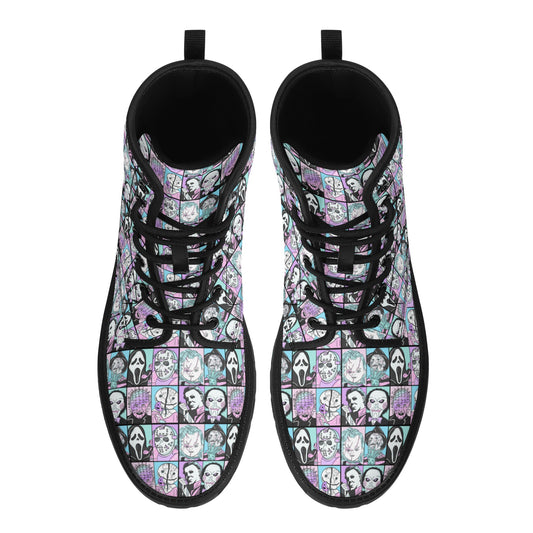 Pastel Horror Leather Boots spookydoll