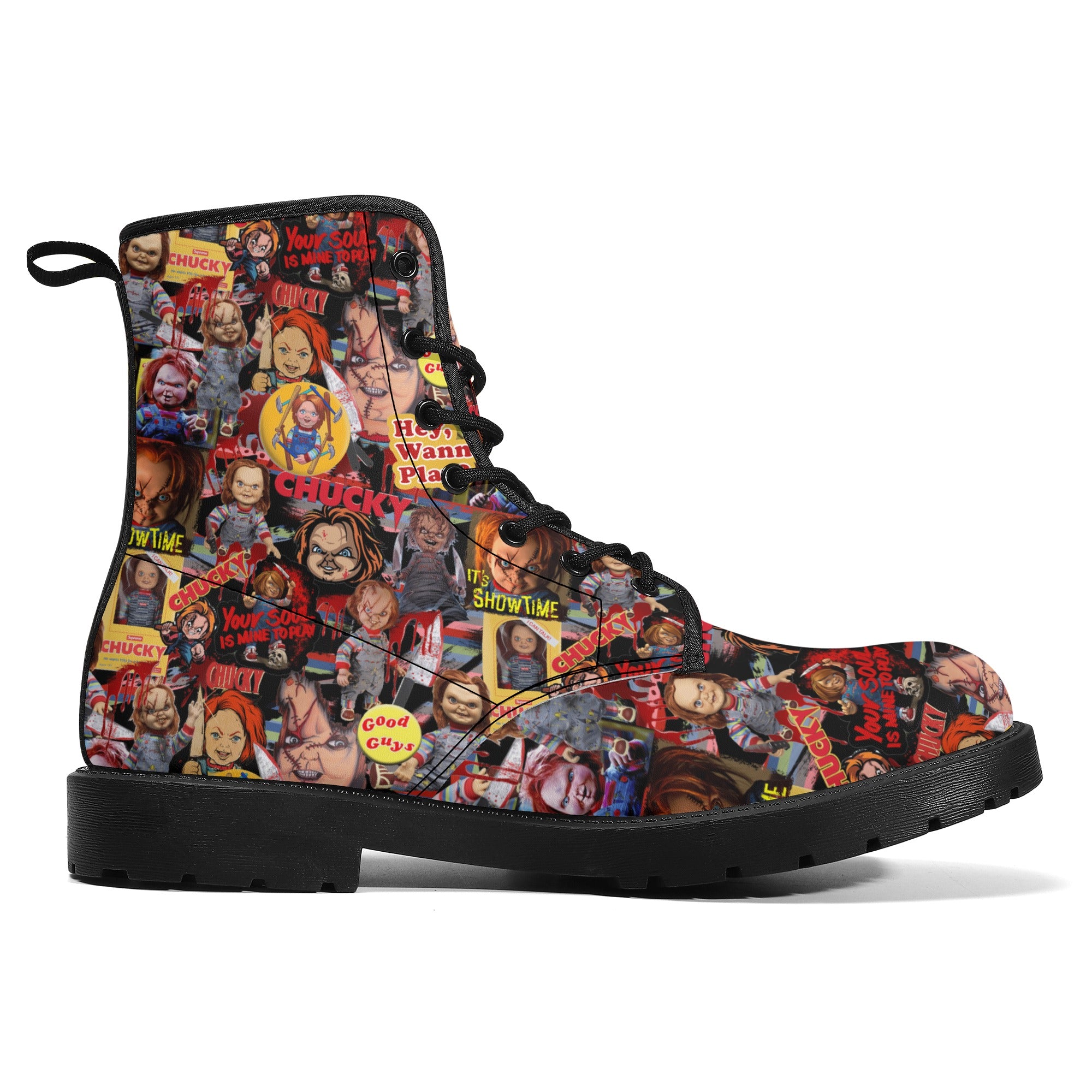 Chucky Wanna PLay Leather Boots spookydoll