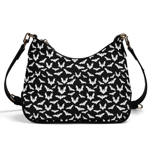 Bat PU Shoulder Bag With Chain Decoration