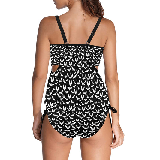 Bat B&w Tankini