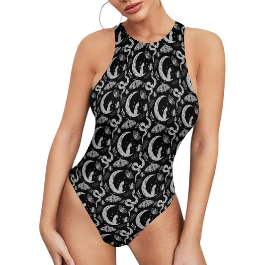 Celestial Grey Tank Bodysuit