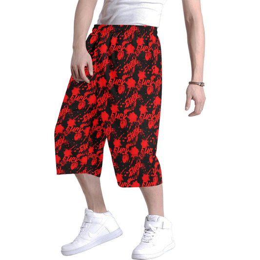 fu*k blood baggy shorts