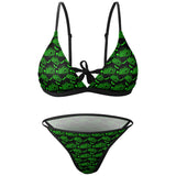 Bit*h Neon Green Two Piece Bikini Bit*h Neon Green Two Piece Bikini