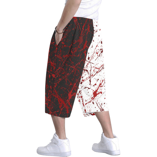 Blood Murder Split Baggy Shorts