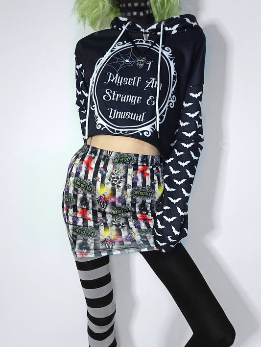 Beetlejuice Bodycon Skirt