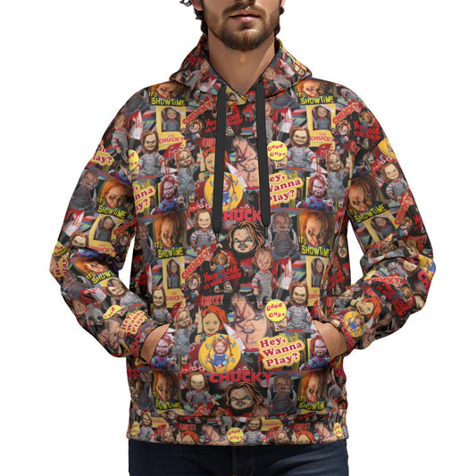 Chucky Unisex Sweater Fleece Pullover Hoodie