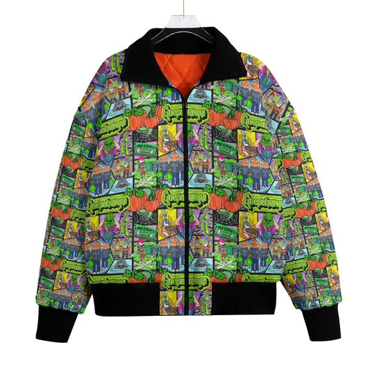 Goosebumps Knitted Fleece Bomber Jacket