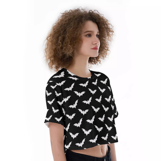 Bat Crop Top freeshipping - Gothdollbymika