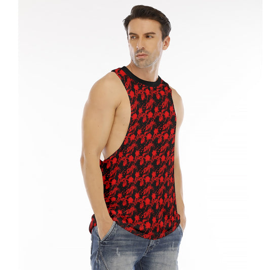 Fu*k O-neck Long Tank Top