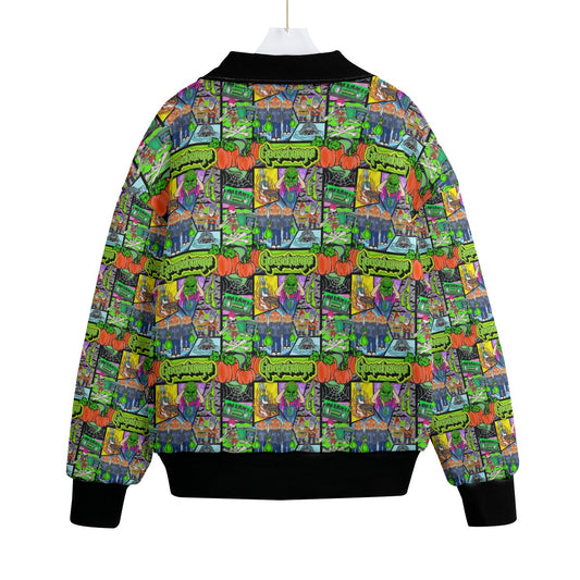 Goosebumps Knitted Fleece Bomber Jacket