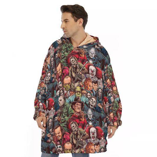 Murder Crew Sherpa Fleece Huggable Hoodie spookydoll