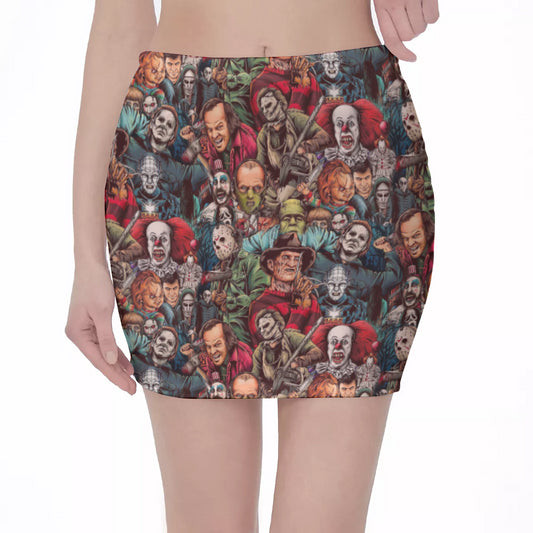 Murdercrew Bodycon Skirt freeshipping - Gothdollbymika