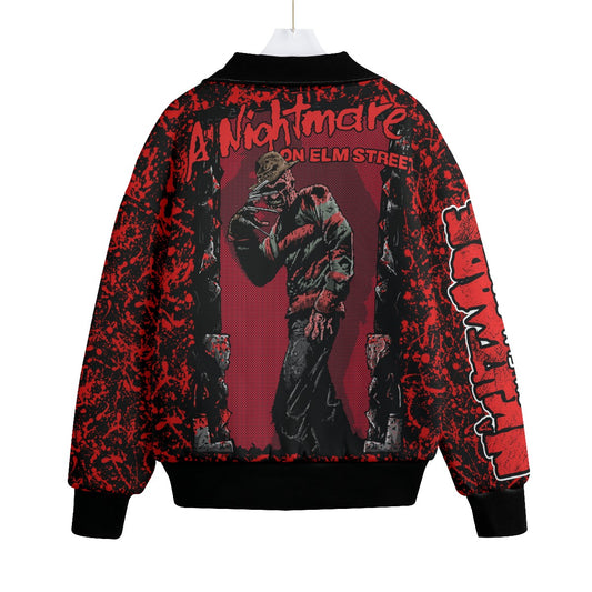 Nightmare Knitted Fleece bomber jacker spookydoll