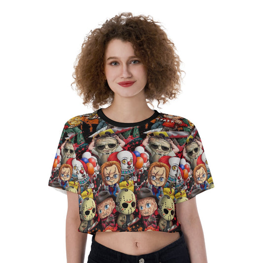 Chibi Horror Crop Top spookydoll