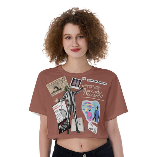 All-Over Print Cropped T-Shirt