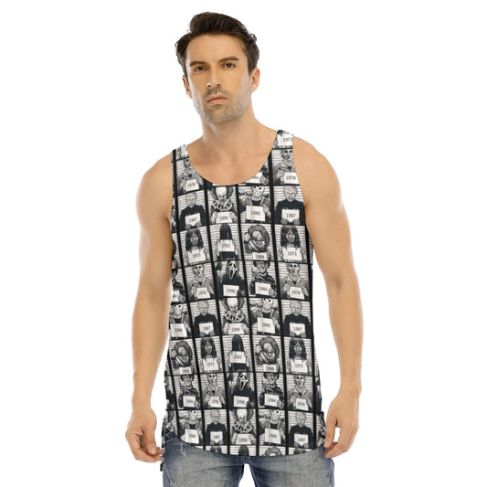Jailhouse Curved Hem Long Tank Top