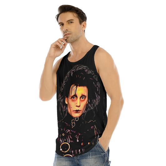 Edward Portrait Curved Hem Long Tank Top