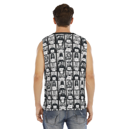 Jailhouse O-neck Tank Top