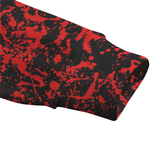 Chucky/ Bloody Unisex Drop-shoulder Sweater spookydoll