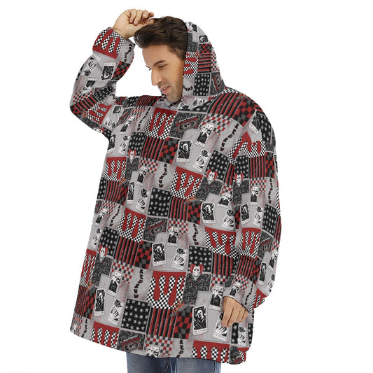 Horror Patchwork Huggable Hoodie