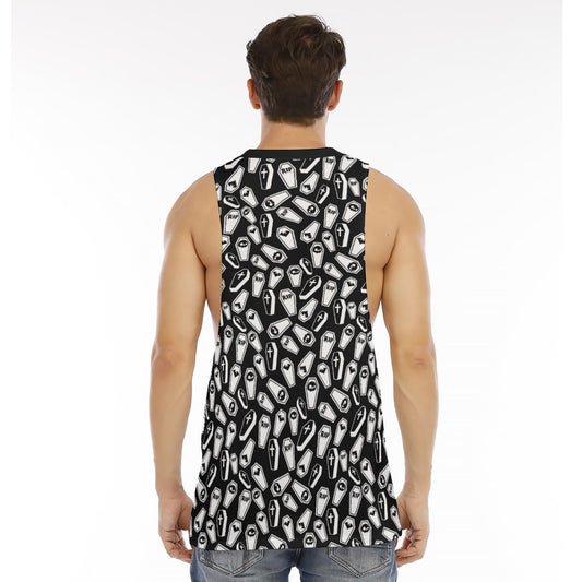 Coffin O-neck Long Tank Top