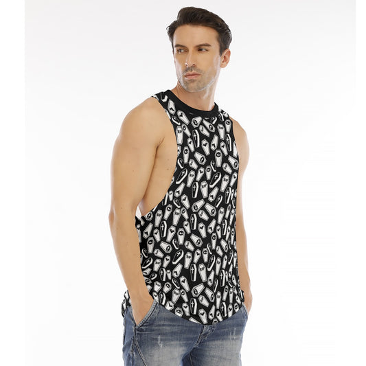 Coffin O-neck Long Tank Top