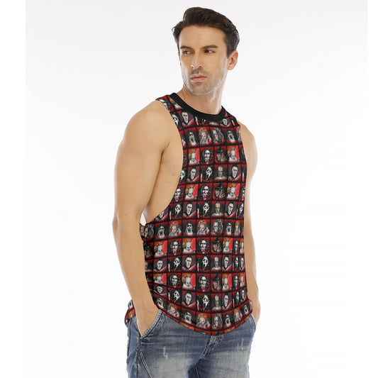 Horror Buddies O-neck Long Tank Top
