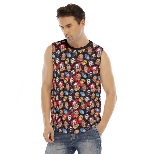 Faces Of Horror O-neck Tank Top