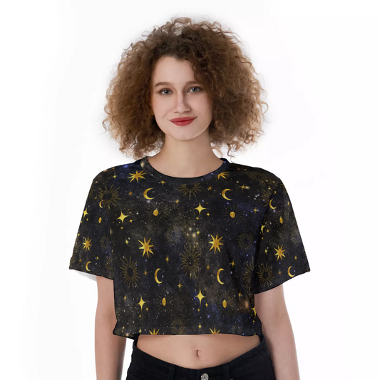 Dark Sky Crop Top freeshipping - Gothdollbymika