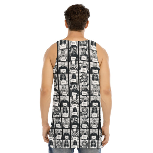 Jailhouse Curved Hem Long Tank Top