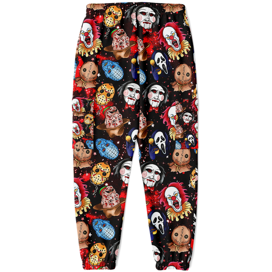 Faces Of Horror Cargo Sweatpants Subliminator