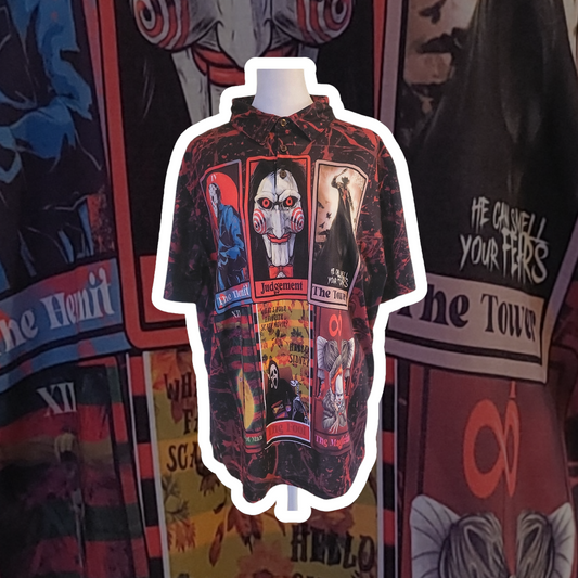 Horror Tarot Card Polo Shirt EPROLO-POD