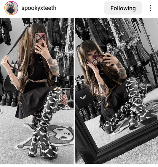 Bat GOGO Boots spookydoll