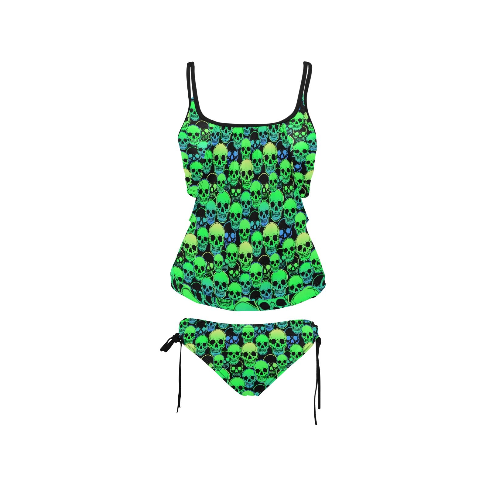 Neon Skellington Tankini