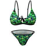 Neon Skellington Two Piece Bikini