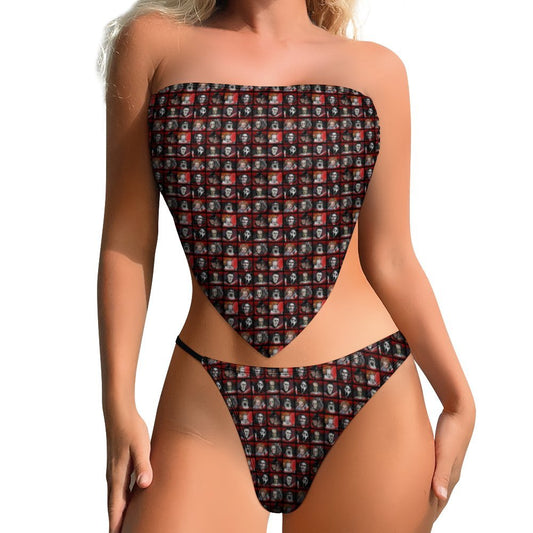 horror buddies bandanna style bikini