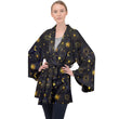 Starry night Long Sleeve Velvet Kimono