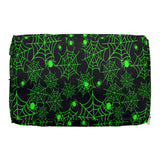 Neon green spiderweb Duffel Bag