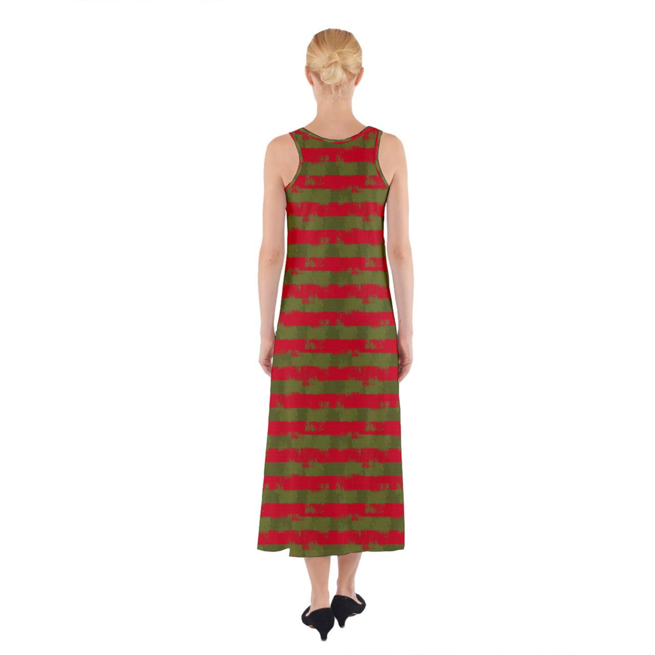 Freddy Stripe Sleeveless Maxi Dress