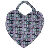 Pastel Horror Giant Heart Shaped Tote