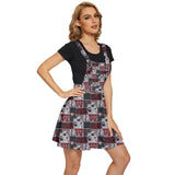 Horror Patchwork Apron Dress