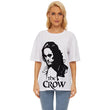 The Crow White Oversized Basic T-Shirt