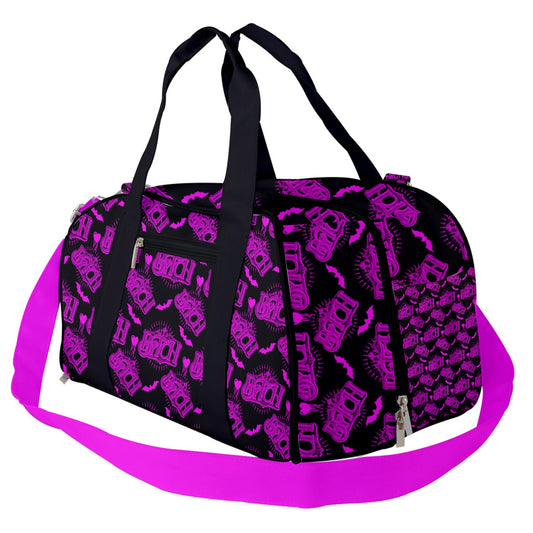 Bit*h Purple Gym Duffel Bag "updated"