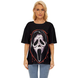 Scream Face Oversized Basic T-Shirt