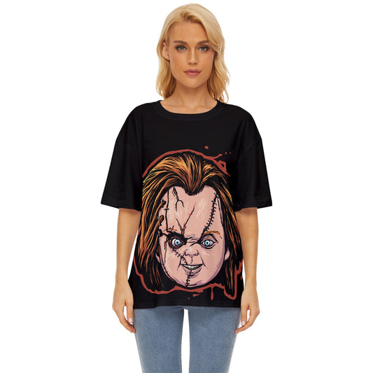 Chucky Face Oversized Basic T-Shirt unisex