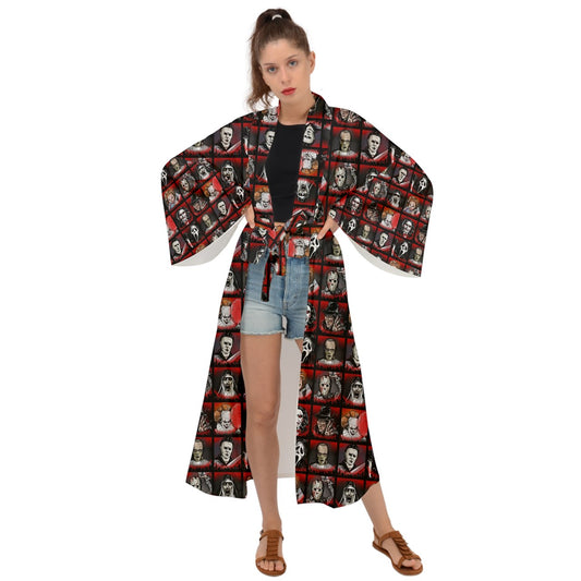 Horror Buddies Smaller design Maxi Kimono