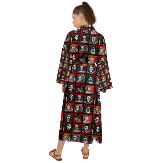 Horror Buddies Smaller design Maxi Kimono
