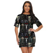 The crow T-Shirt Dress "pockets"