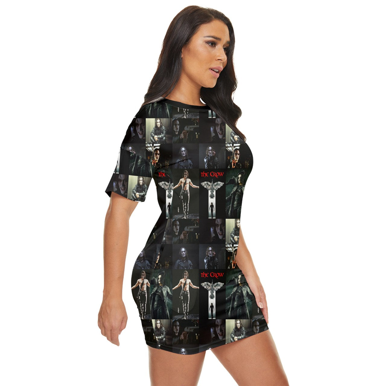 The crow T-Shirt Dress "pockets"